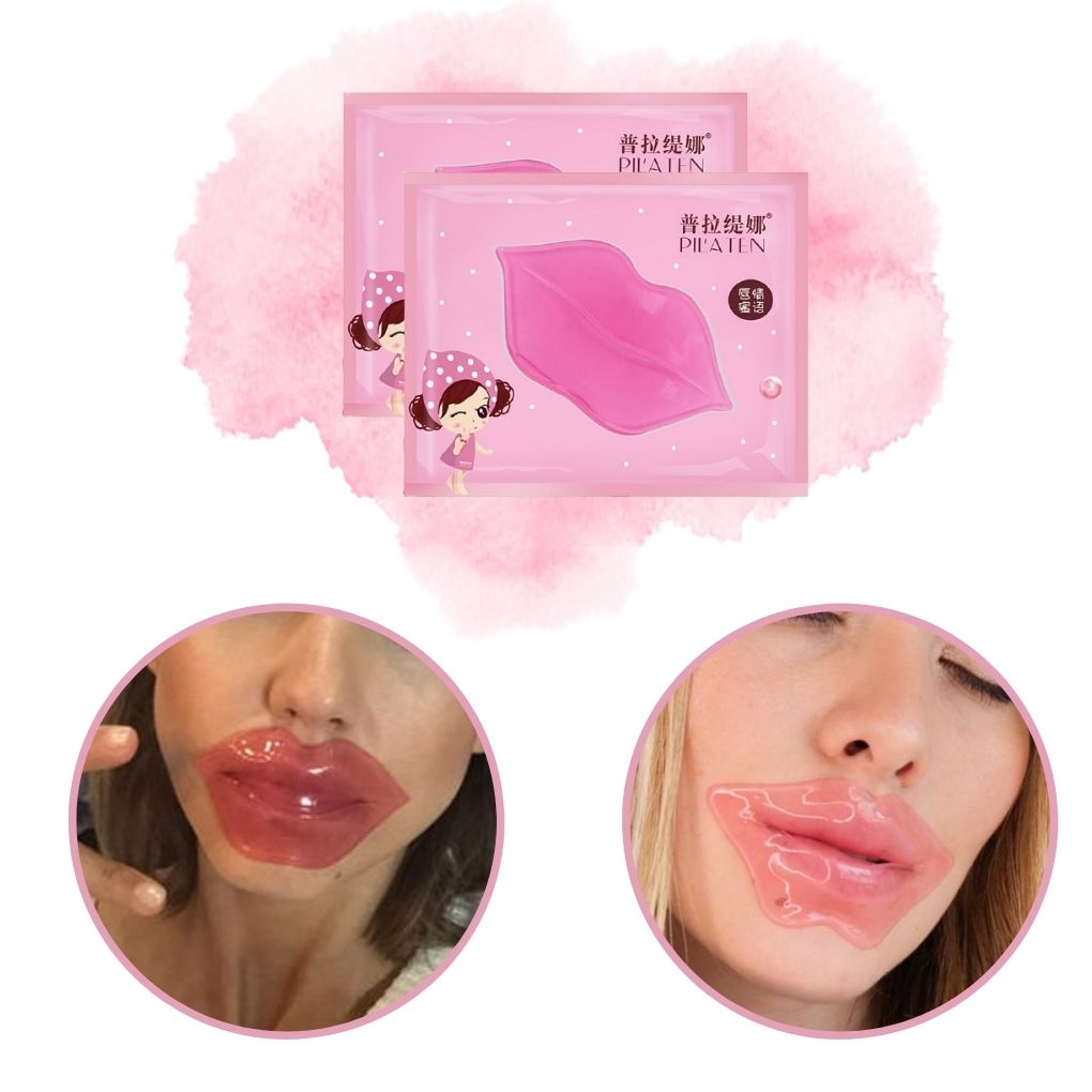 Parches Para Ojos De Vitamina C Lanbena Aclara Ojeras Mas Parches De Colageno Para Ojos Y Labios Como Regalo