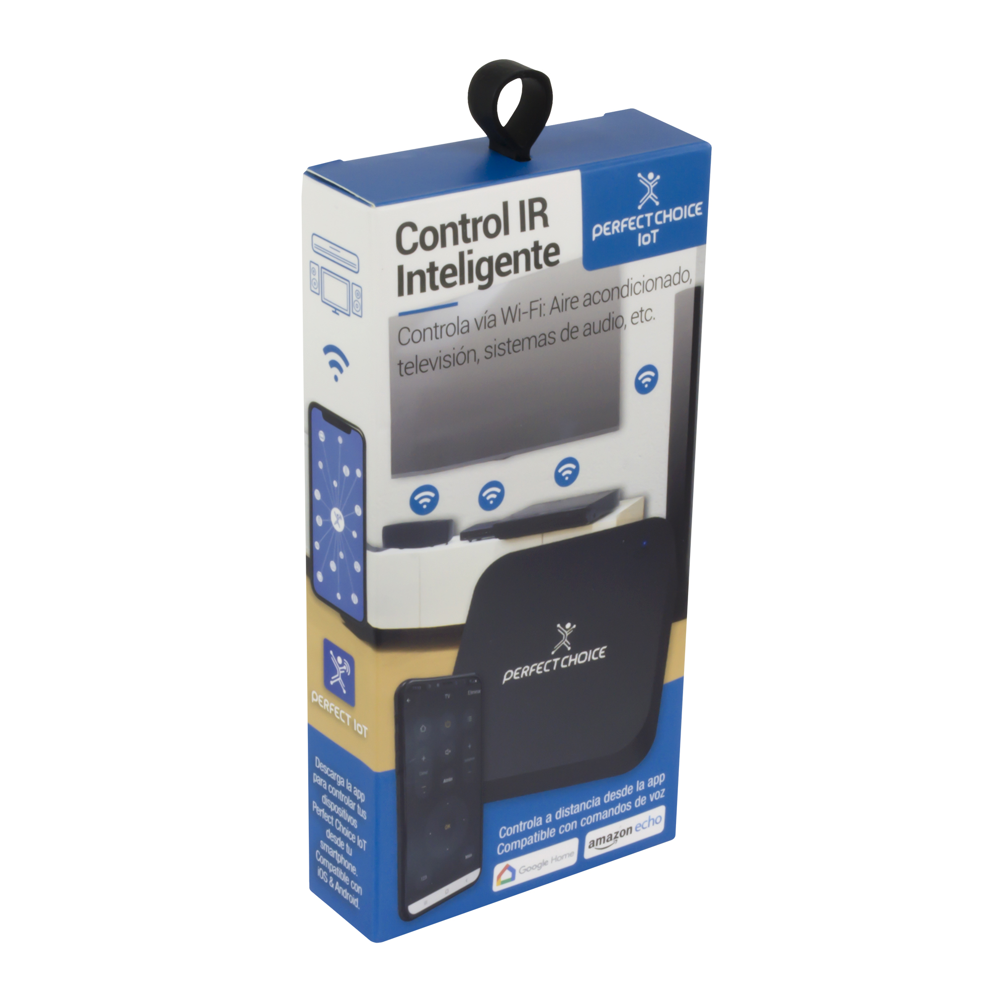 Control Universial IR Inteligente Negro Perfect Choice