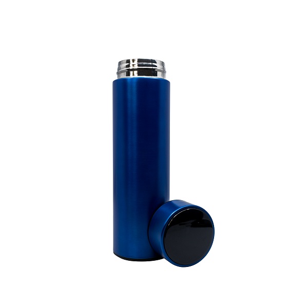 Termo Digital Inteligente 500ml Botella De Acero Inoxidable. Azul