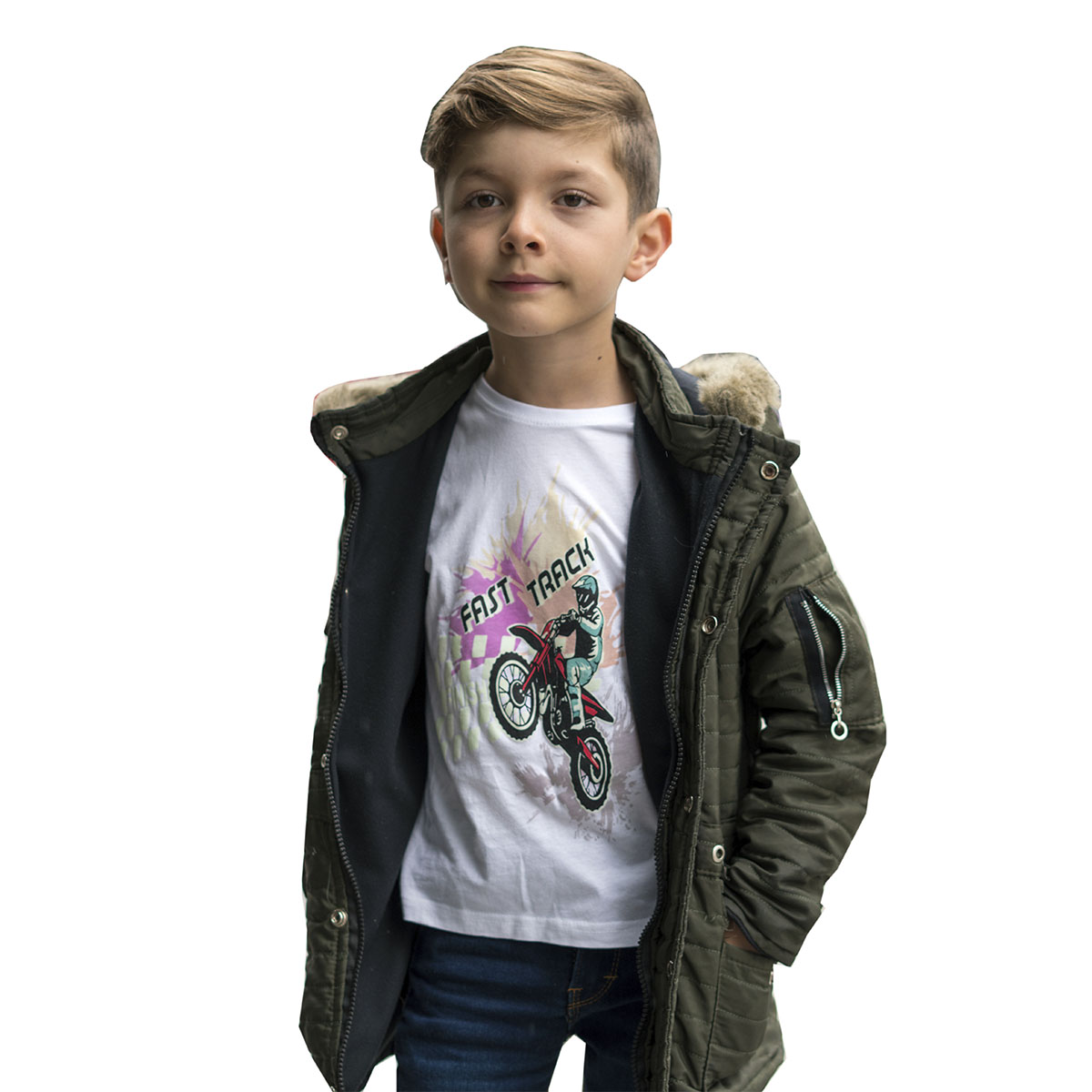 Playera Que Cambia De Color Con El Sol Y Oscuridad Niño Moto Generra 114705