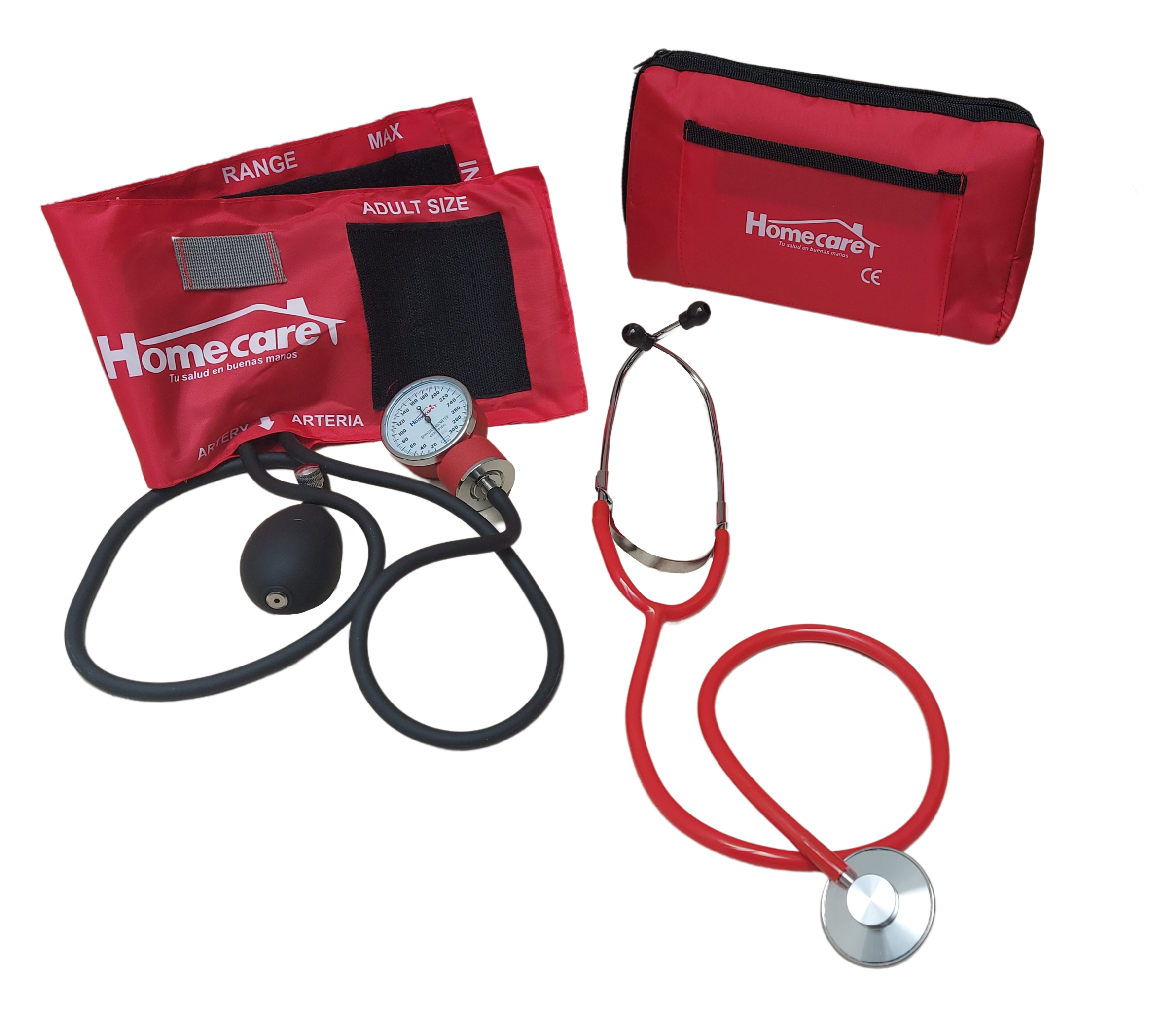 Baumanómetro Kit Con Estetoscopio Home Care