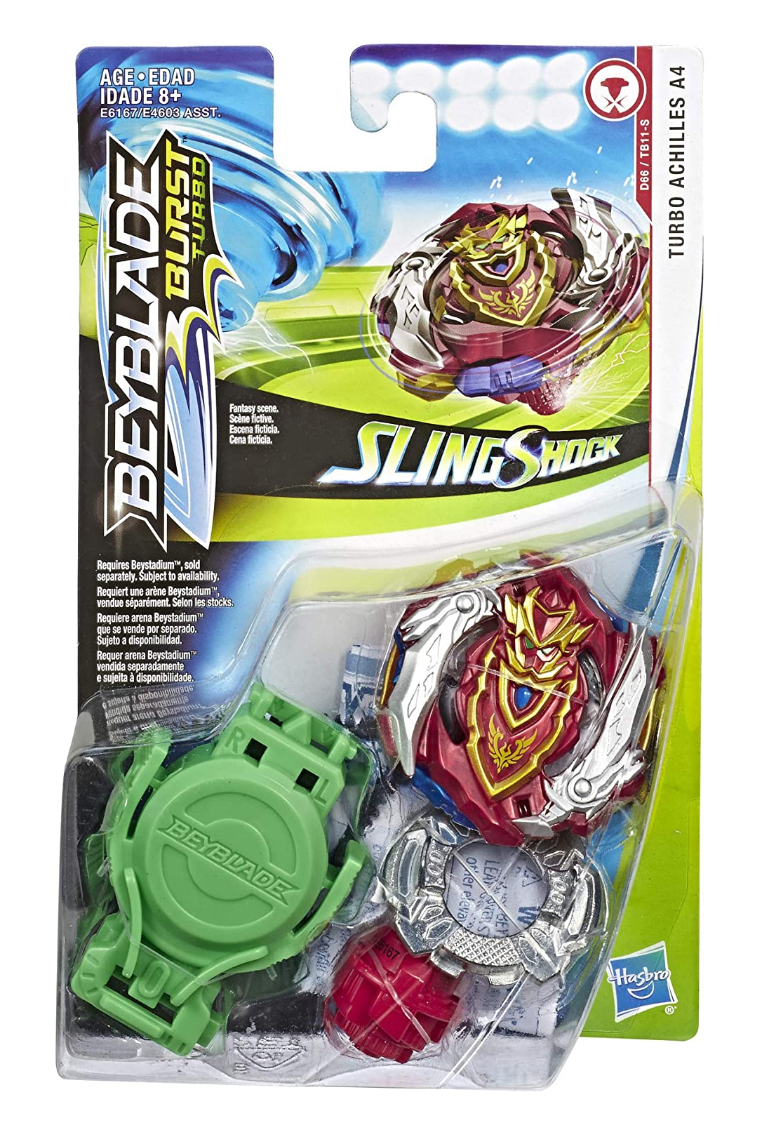 Beyblade Burst Turbo Achilles A4 Sling Shock Hasbro