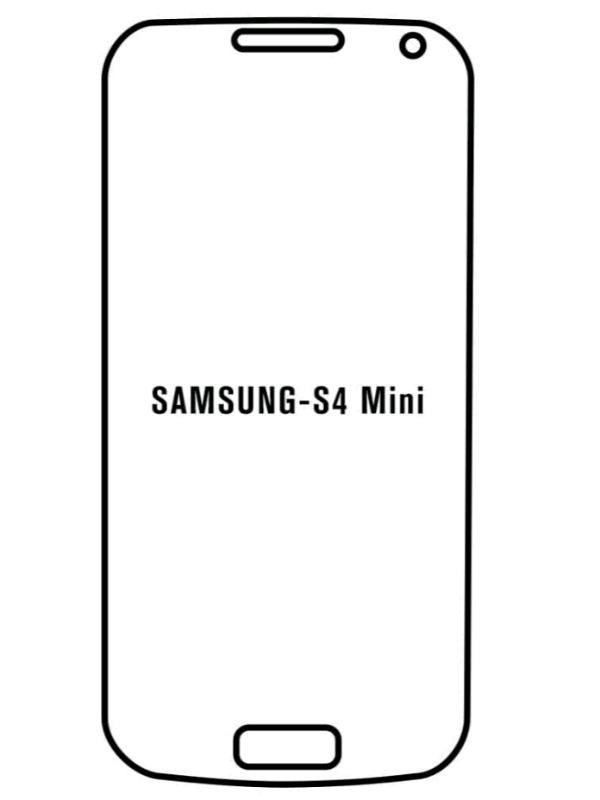 Jeco 99F Kit de Mica Hidrogel AZUL Frontal+Trasera Samsung  S4 Mini