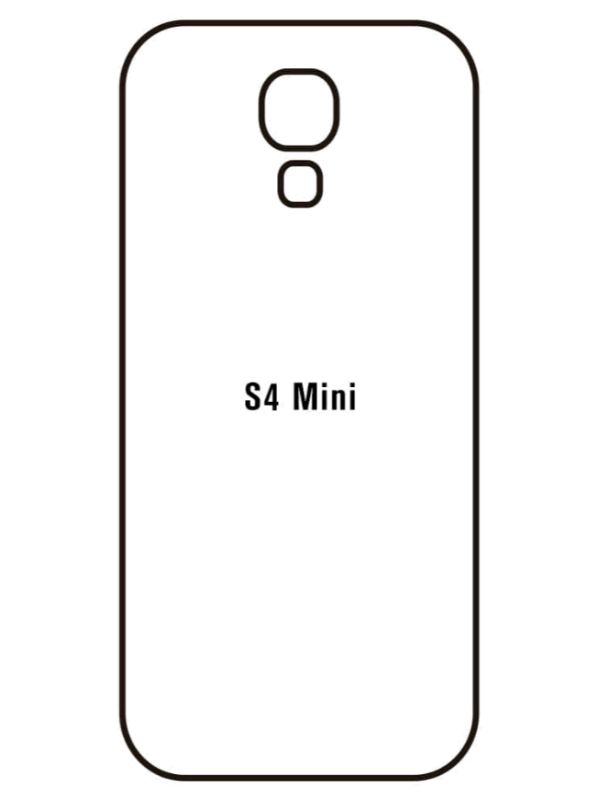Jeco 99F Kit de Mica Hidrogel AZUL Frontal+Trasera Samsung  S4 Mini