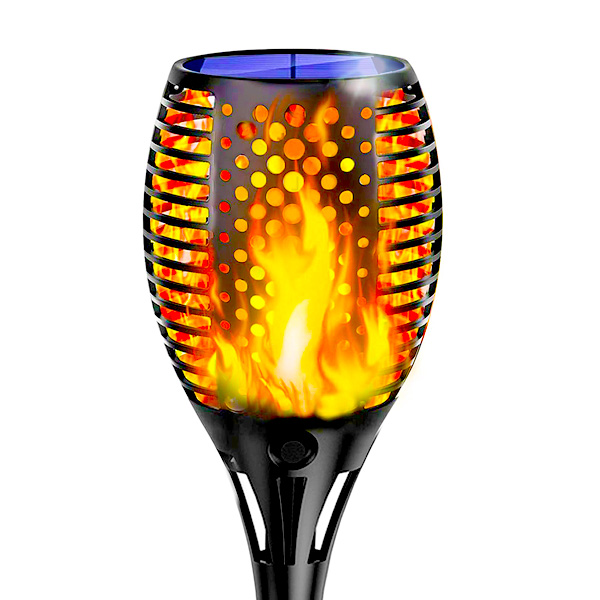 Zen Zen Lámpara Antorcha Solar Para Jardín Led Flama 2 Piezas Luces de decoración con energía solar.