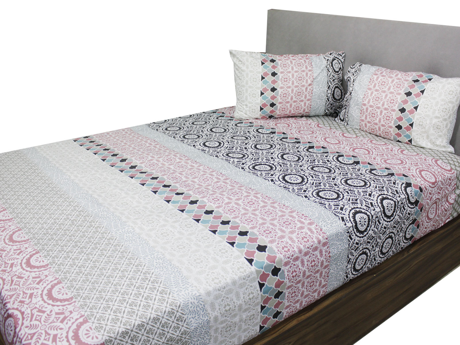 Sábanas King 2500 Hilos Tacto Suave Estampado Floral