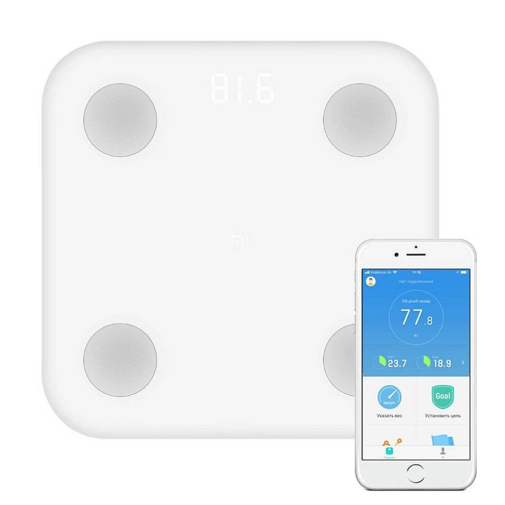 Bascula Smart Xiaomi Mi Body Composition Scale 2 - Blanca