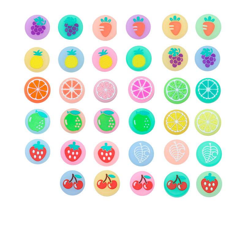 Gomas Joy-Con Animal Crossing Brillan Oscuridad Joycon Nintendo Switch 2 pzs.