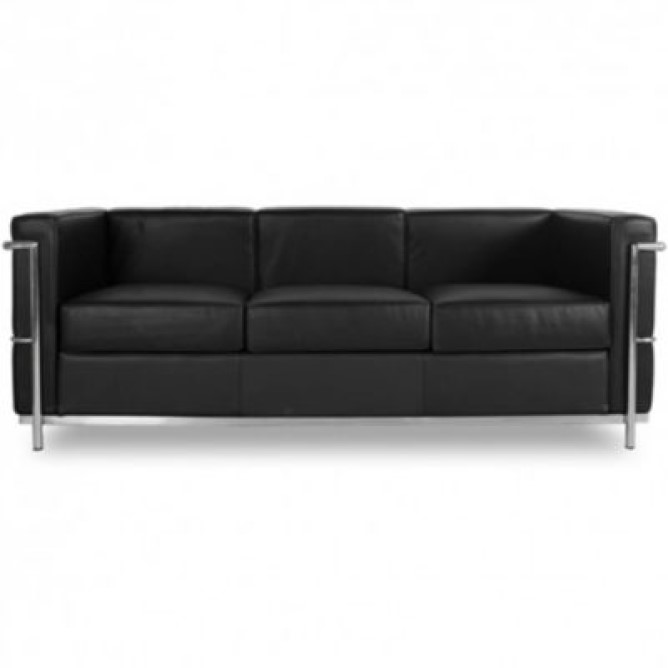 SILLON LE CORBUSIER LC3 NEGRO