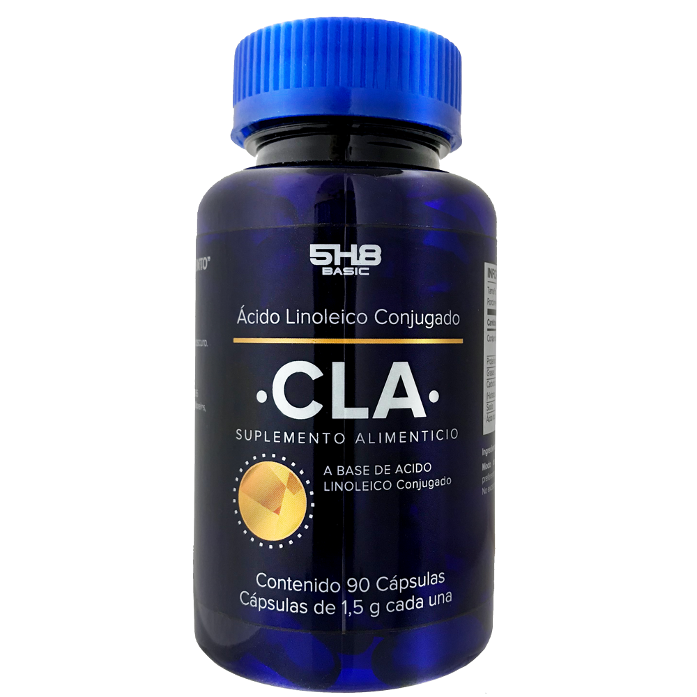 5H8 Nutrition CLA Acido Linoléico Conjugado 90 Cápsulas De Gelatina Blanda Origen Natural Derivado De Aceite De Cártamo 45 Porciones Por Envase Tamaño de la porción 2 Cápsulas