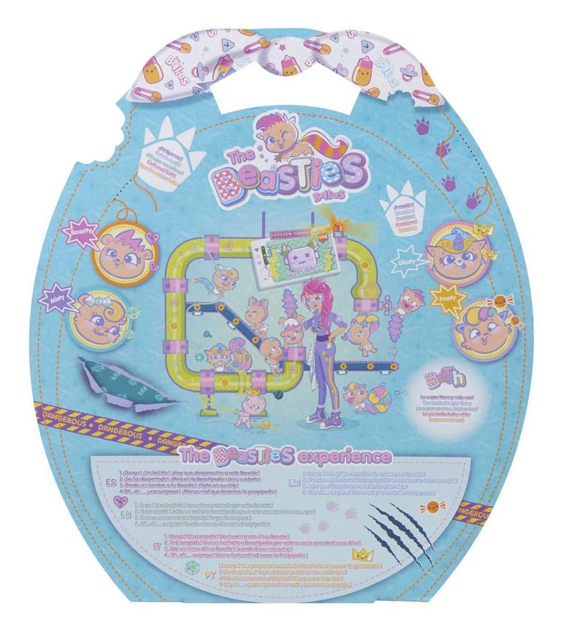 The Bellies Beasties Misty Bebe Con Accesorios Famosa