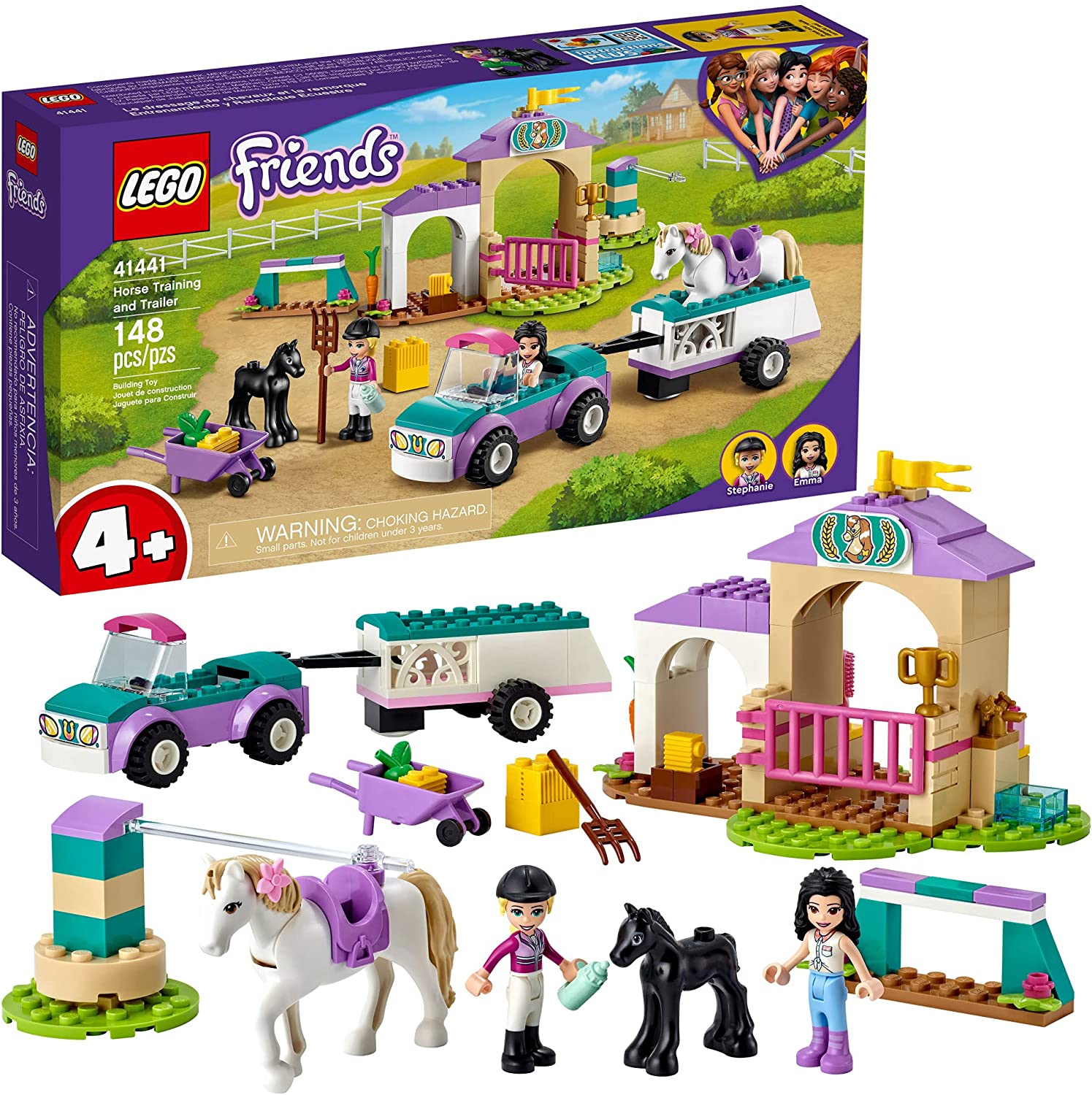 Lego Friends 41441 Entrenamiento y Remolque Ecuestre