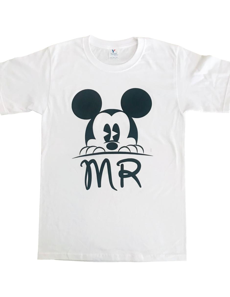 Playeras duos para parejas moda juvenil Mr y Mrs