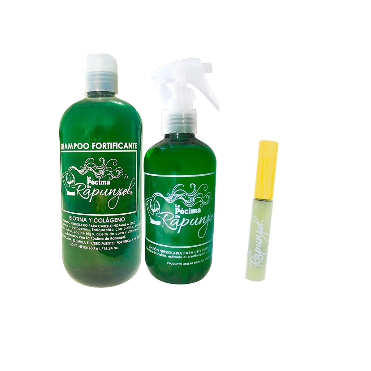 Kit Shampoo Fortificante y Nutripeinador de La Pócima de Rapunzel - Anticáida-