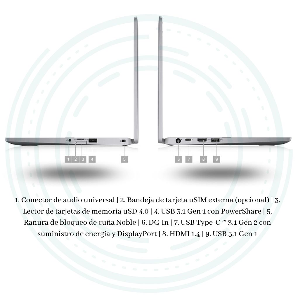 Laptop Dell Latitude 5300 Portátil 2 en 1 Intel CoreTM i3-8145U 8Gb 256GB