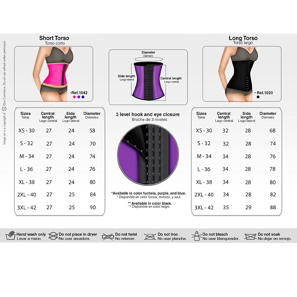 Cinturilla En Látex Faja Colombiana Deportiva Reductora Talla L