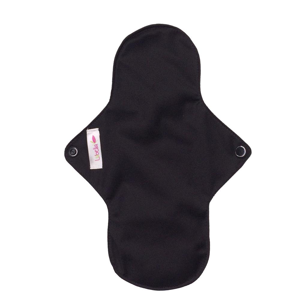 Toalla sanitaria de tela nocturna/postparto Lubella negro