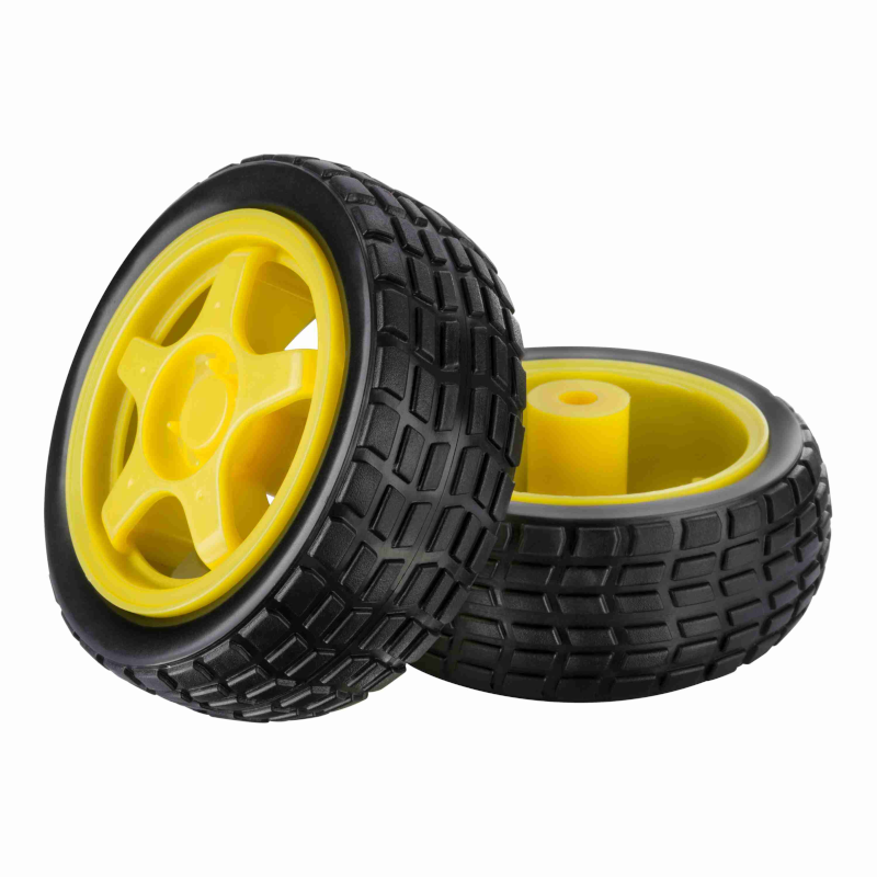 Llanta de Motorreductor Amarillo