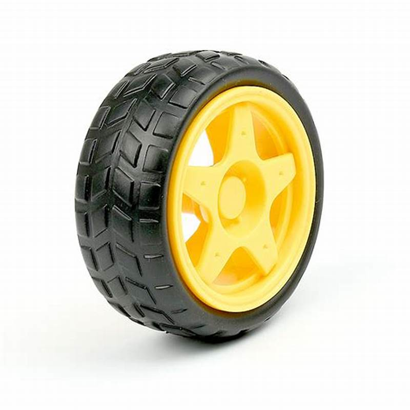 Llanta de Motorreductor Amarillo