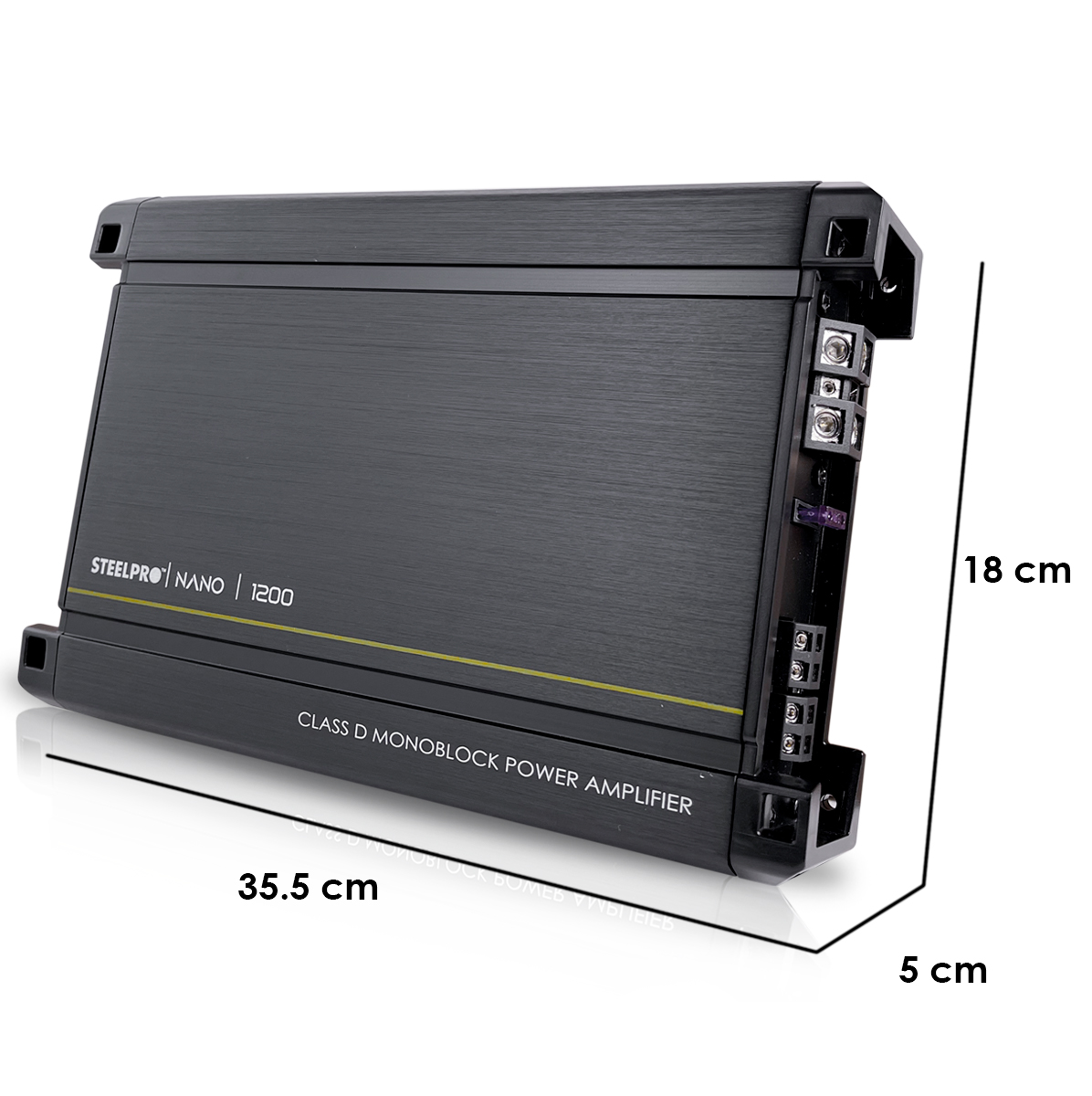 Amplificador Mono Block Tecnologia Nano-1200 Watts By Steelpro