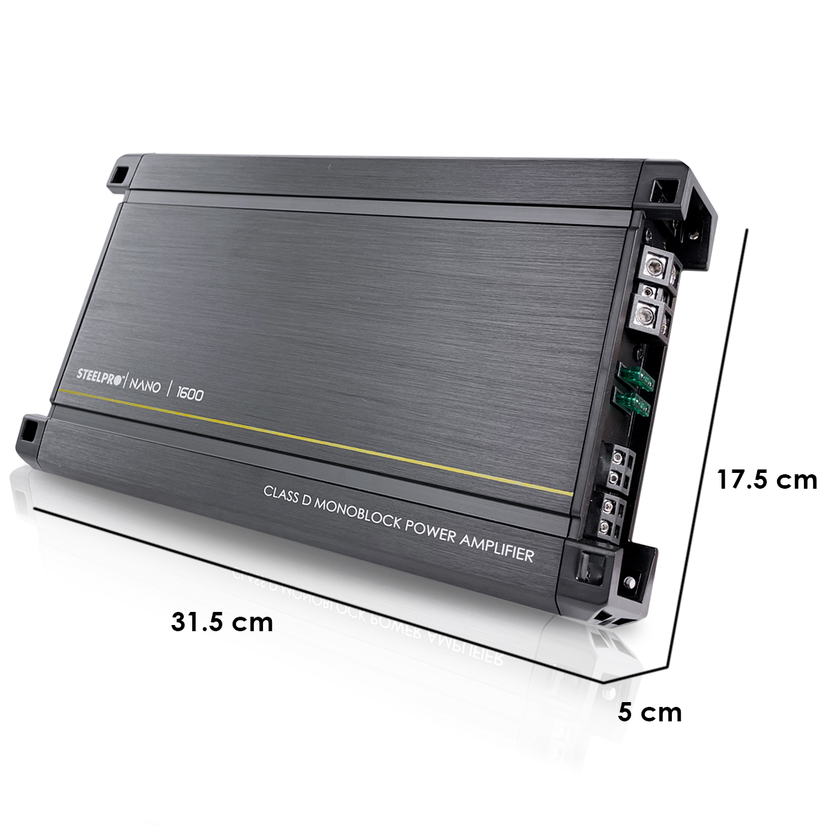 Amplificador Mono Block Tecnologia Nano-1600 Watts By Steelpro
