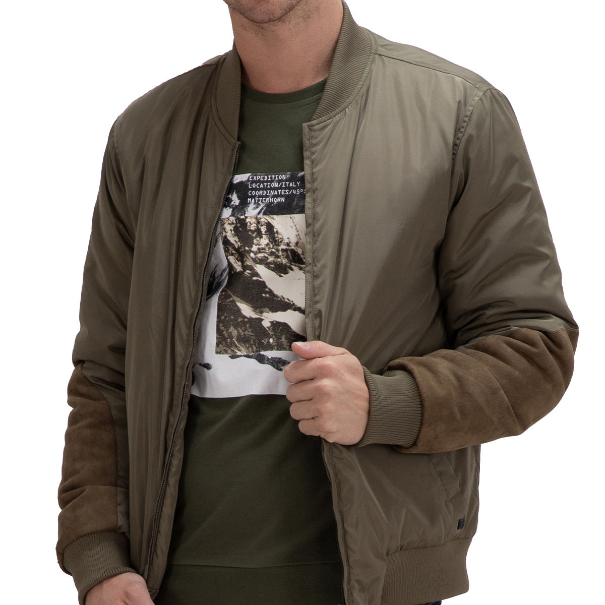 Chamarra tipo Bomber Caballero Generra 128401