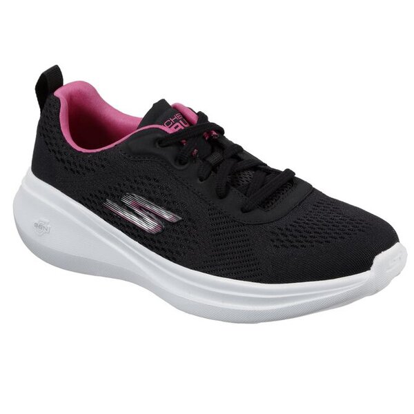 TENIS SKECHERS GO RUN FAST NEGRO/ROSA 15107X/BKPK