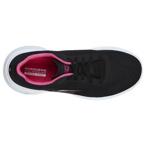 TENIS SKECHERS GO RUN FAST NEGRO/ROSA 15107X/BKPK