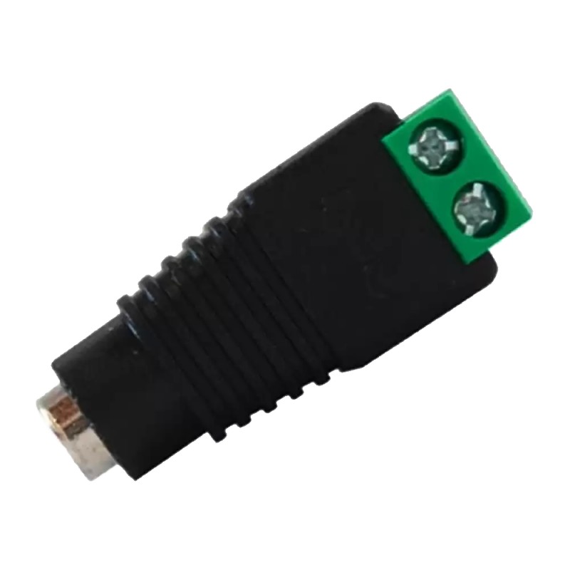 10 pzas Conector Hembra Plug 2.1mm Para Arduino Camara Cctv