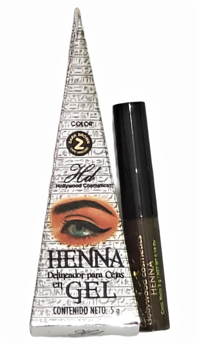 Delineador de henna en GEL para cejas hollywood cosmetics
