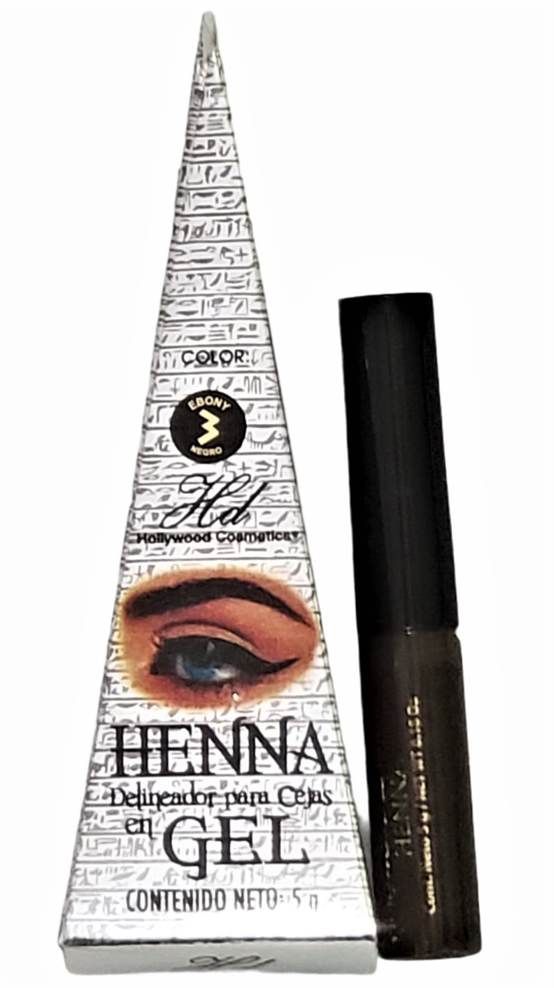 Delineador de henna en GEL para cejas hollywood cosmetics