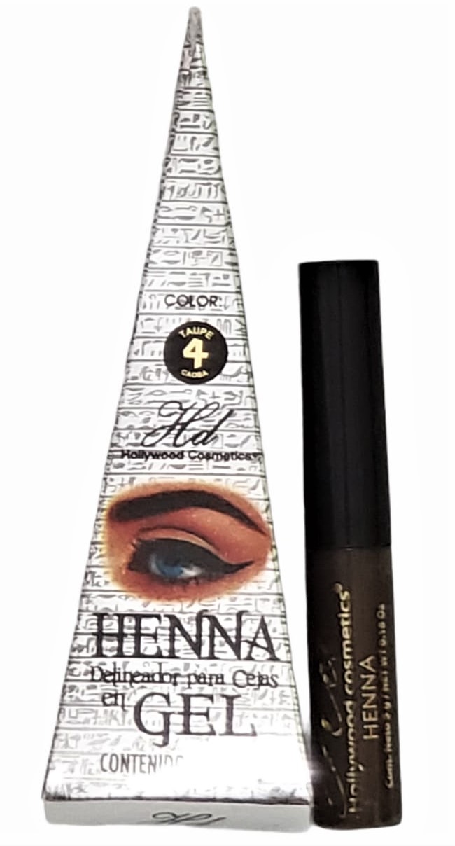 Delineador de henna en GEL para cejas hollywood cosmetics