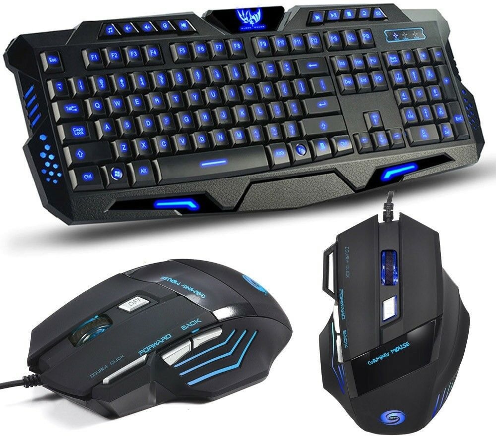 Kit Gamer wired (teclado/mouse) LED TC239 Multi CX 1 UN - Gamers