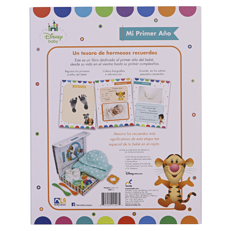 Libro Tipo Diario Mi Primer Año Disney con Cajón - Novelty