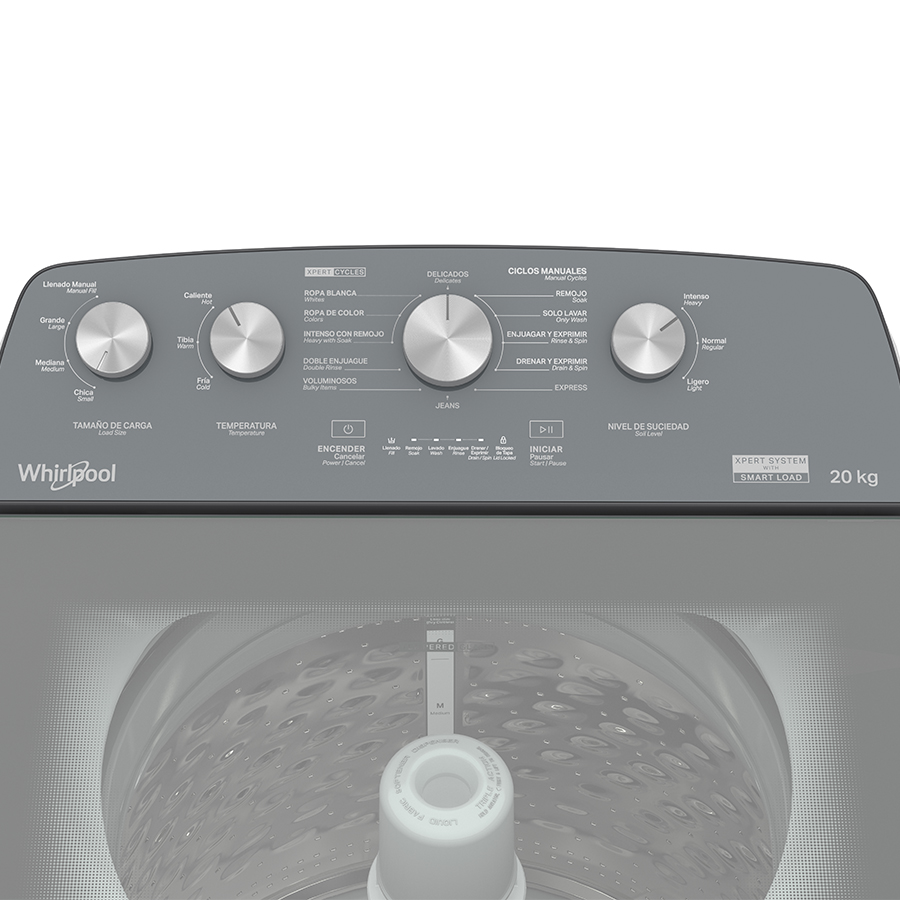 Lavadora Carga Superior Whirlpool 20kg Xpert 8MWTW2024WJM