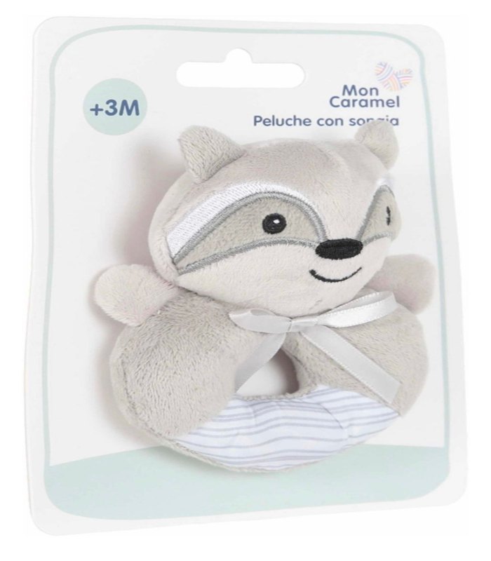 Sonaja y Peluche para Bebé Mom Caramel