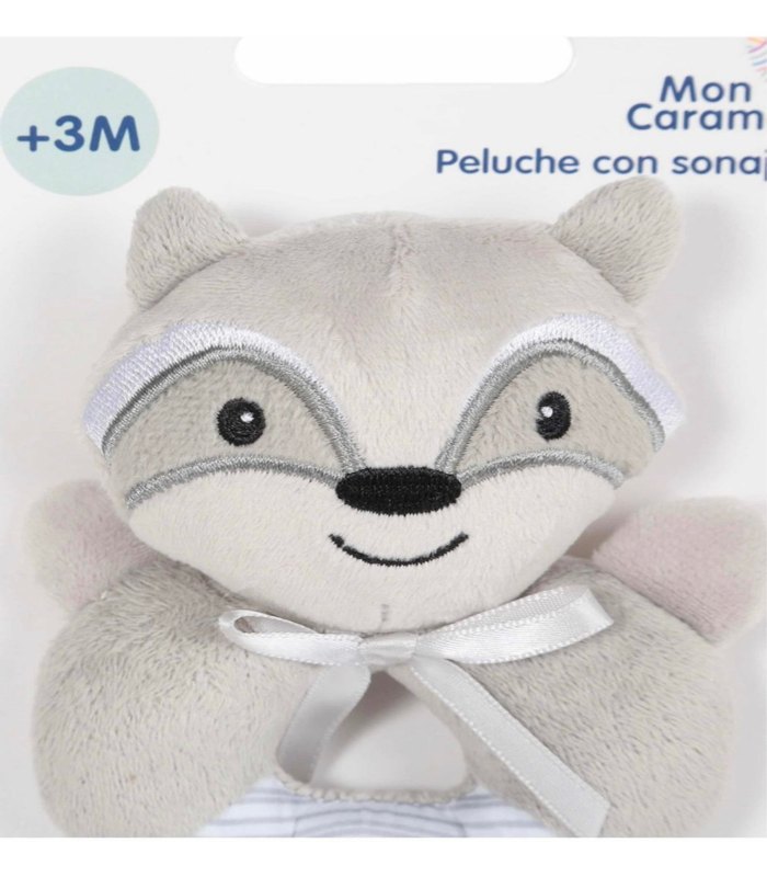 Sonaja y Peluche para Bebé Mom Caramel