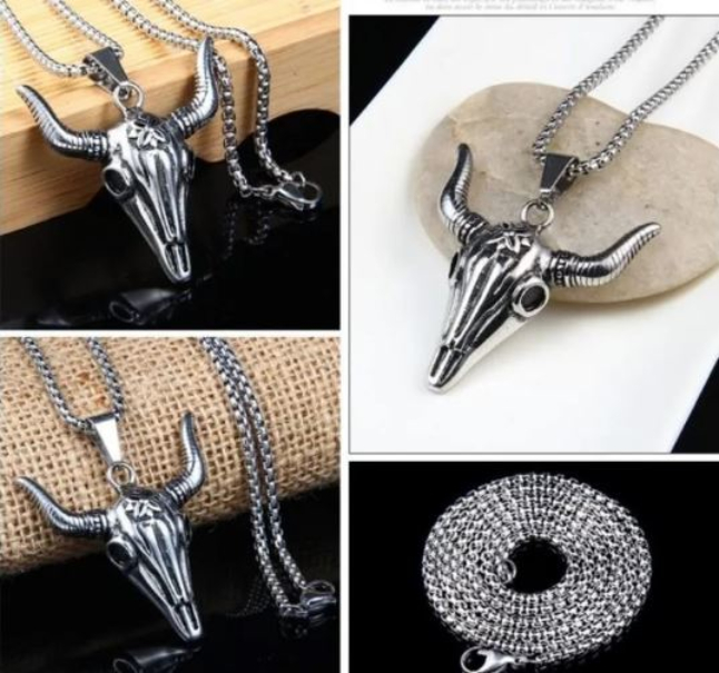 Collar Cadena Cabra Satanica Regalo Religión