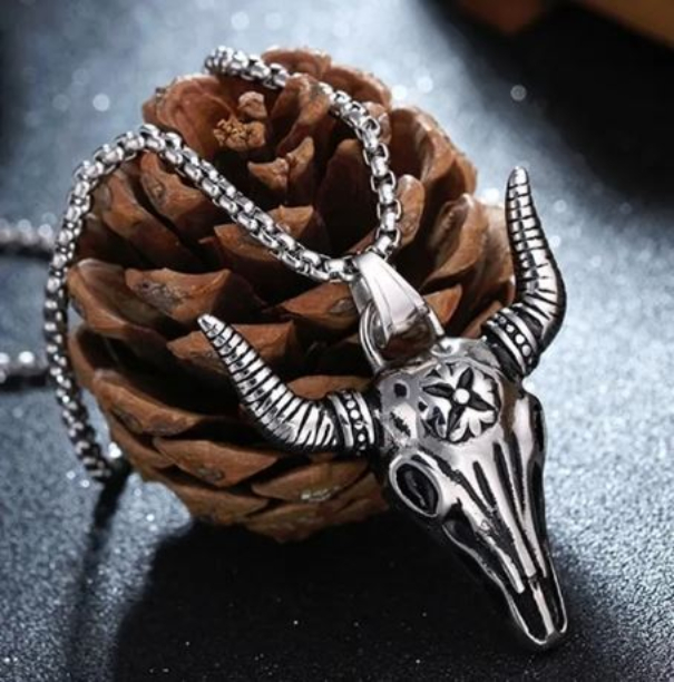 Collar Cadena Cabra Satanica Regalo Religión