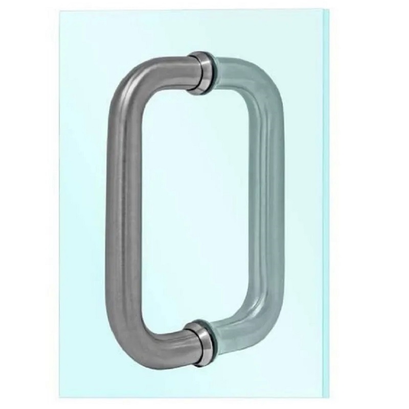 Jaladera Para Puerta de Cristal 15cm Negro