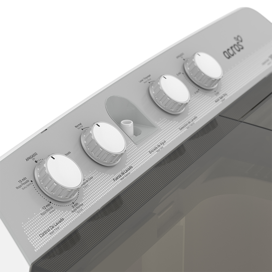 Lavadora Dos Tinas Acros 16 Kg Blanco ALD1645JE