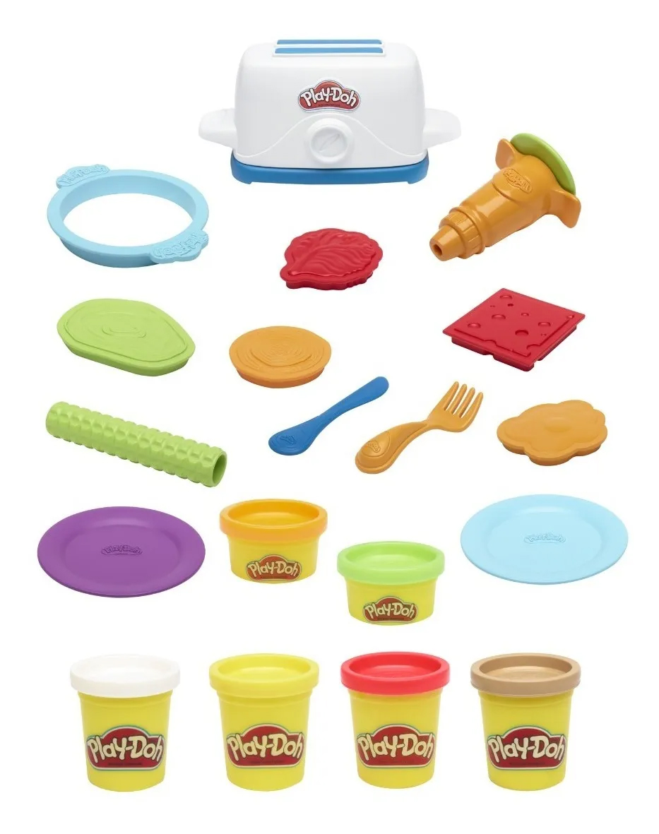 Play Doh Tostadora Divertida Kitchen Creations 6 Bote Hasbro