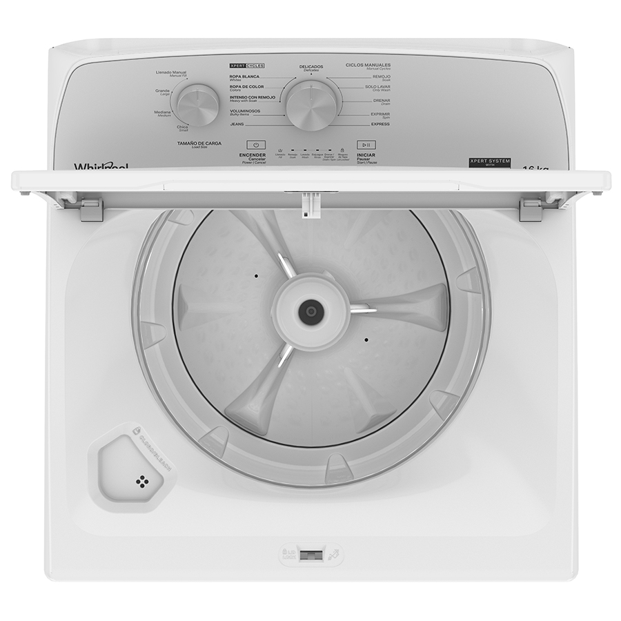 Lavadora Carga Superior Whirlpool 16kg Xpert System 8MWTW1612MJQ Blanco