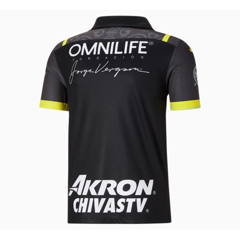 Jersey Puma de las Chivas del Guadalajara de Visitante Negro 21-22