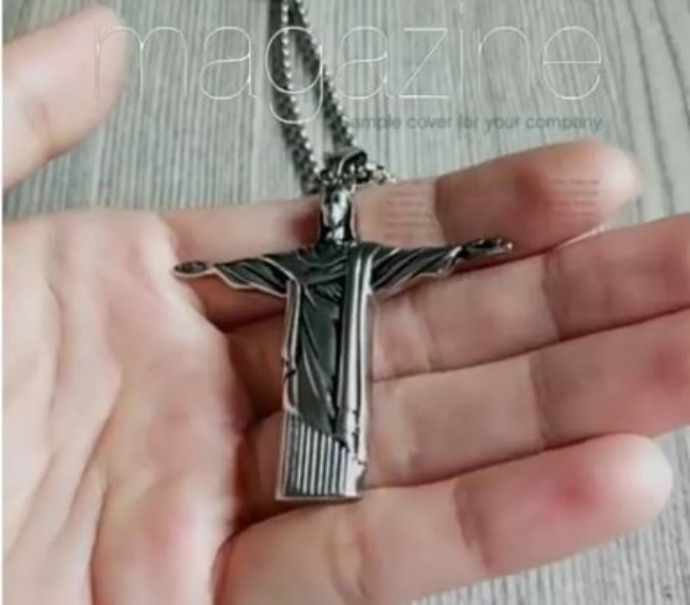 Collar Dije Cristo Redentor Del Corcovado Regalo Brazil