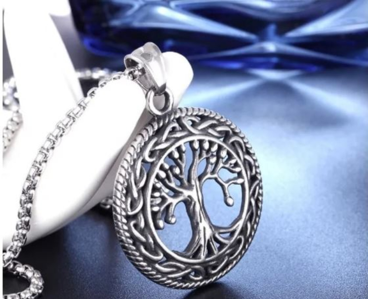 Collar Dije Arbol De La Vida Abundancia Fuerza Regalo