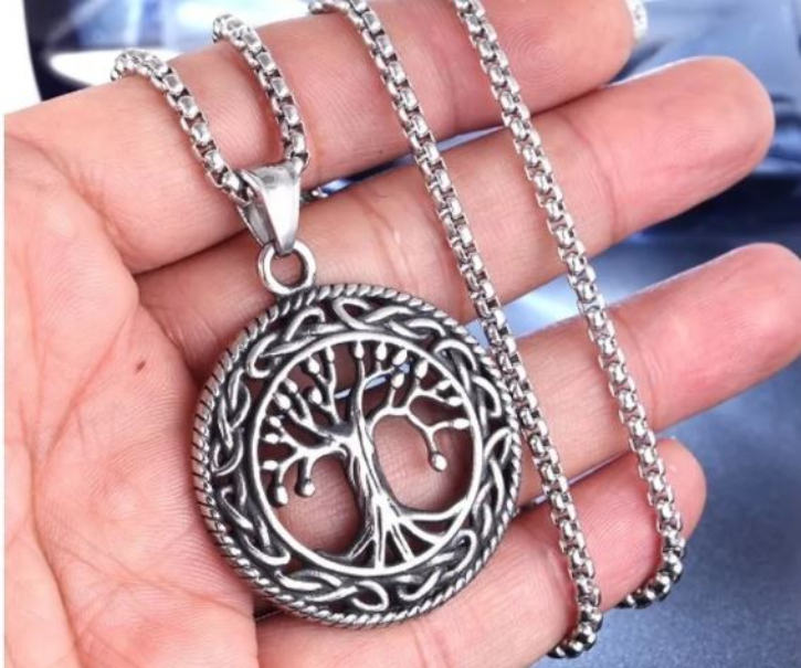 Collar Dije Arbol De La Vida Abundancia Fuerza Regalo