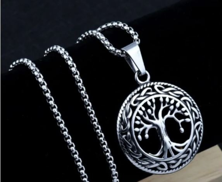 Collar Dije Arbol De La Vida Abundancia Fuerza Regalo