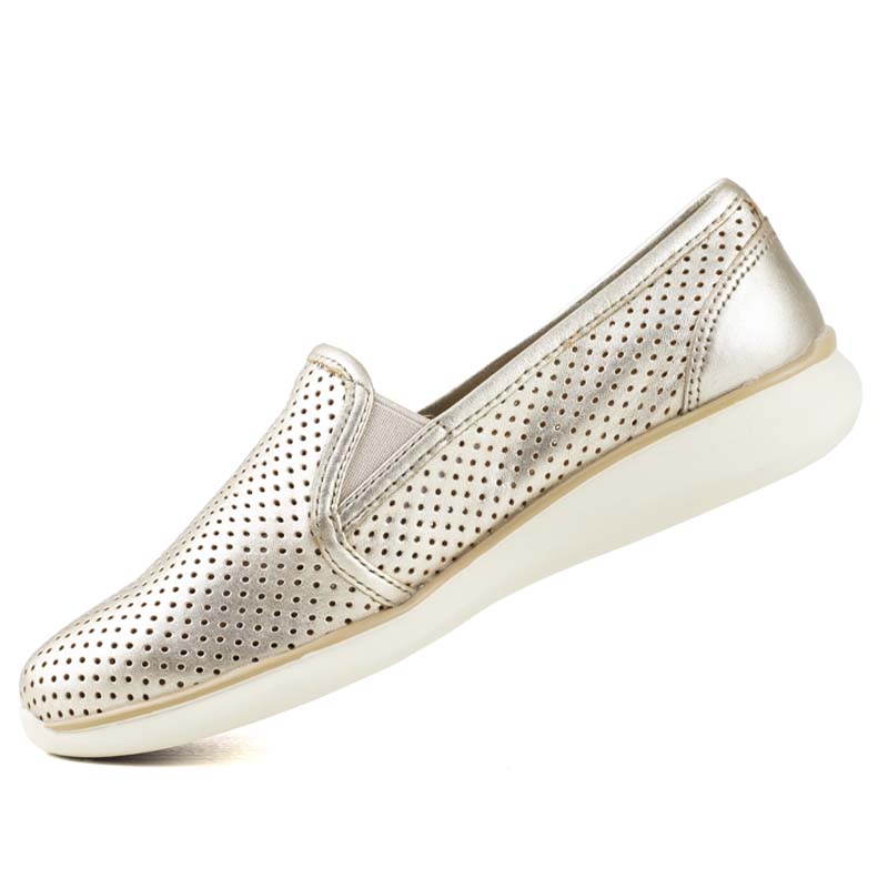 ZAPATOS ESTILO TENIS FLEXI PARA DAMA MODERNOS 28202 ORO ORIGINAL