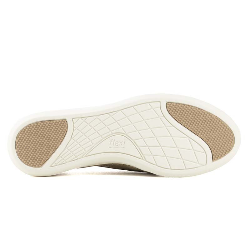 ZAPATOS ESTILO TENIS FLEXI PARA DAMA MODERNOS 28202 ORO ORIGINAL